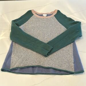 Caslon women’s color block sweater, size M